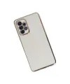 Samsung Galaxy A52 Kılıf Volet Silikon - Beyaz