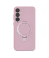 Samsung Galaxy A55 5g Regal Magsafe Standlı Kapak - Açık Pembe
