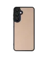 Samsung Galaxy A56 Kılıf Aras Deri Kapak - Pudra