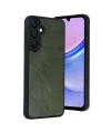 Samsung Galaxy A57 5g Aras Deri Kapak - Yeşil