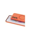 Samsung Galaxy A57 5g Regal Magsafe Standlı Kapak - Turuncu