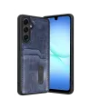 Samsung Galaxy A57 5g Sara Kartvizitli Deri Kılıf - Lacivert