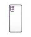Samsung Galaxy A71 Kılıf Montreal Silikon Kapak - Mor