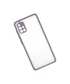 Samsung Galaxy A71 Kılıf Montreal Silikon Kapak - Mor