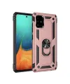 Samsung Galaxy A71 Kılıf Sofya Yüzüklü Silikon Kapak - Rose