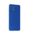 Samsung Galaxy A72 Kılıf First Silikon - Mavi
