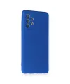 Samsung Galaxy A72 Kılıf First Silikon - Mavi