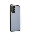 Samsung Galaxy A72 Kılıf Miami Şeffaf Silikon - Siyah