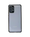 Samsung Galaxy A72 Kılıf Miami Şeffaf Silikon - Siyah