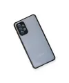 Samsung Galaxy A72 Kılıf Miami Şeffaf Silikon - Siyah