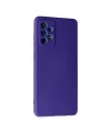 Samsung Galaxy A72 Kılıf Nano İçi Kadife Silikon - Mor