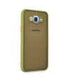Samsung Galaxy J7 Kılıf Montreal Silikon Kapak - Açık Yeşil
