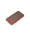Samsung Galaxy J7 Kılıf Montreal Silikon Kapak - Kırmızı