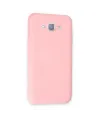Samsung Galaxy J7 Kılıf Nano İçi Kadife Silikon - Pudra