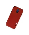 Samsung Galaxy J7 Pro / J730 Kılıf Loop Deri Silikon - Kırmızı