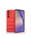 Samsung Galaxy M14 5g Kılıf Optimum Silikon - Kırmızı