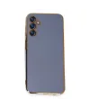 Samsung Galaxy M14 5g Kılıf Volet Silikon - Mavi