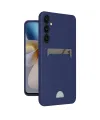 Samsung Galaxy M15 Kelvin Kartvizitli Silikon - Lacivert