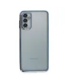 Samsung Galaxy M23 Kılıf Razer Lensli Silikon - Açık Mavi