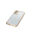 Samsung Galaxy M23 Kılıf Razer Lensli Silikon - Gold