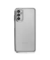 Samsung Galaxy M23 Kılıf Razer Lensli Silikon - Gümüş