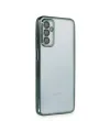 Samsung Galaxy M23 Kılıf Razer Lensli Silikon - Yeşil