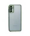 Samsung Galaxy M23 Kılıf Razer Lensli Silikon - Yeşil
