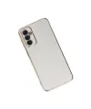 Samsung Galaxy M23 Kılıf Volet Silikon - Beyaz