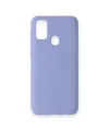 Samsung Galaxy M31 Kılıf Nano İçi Kadife Silikon - Lila