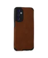 Samsung Galaxy M34 5g Kılıf Loop Deri Silikon - Kahverengi