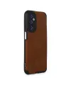 Samsung Galaxy M34 5g Kılıf Loop Deri Silikon - Kahverengi