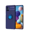 Samsung Galaxy M51 Kılıf Range Yüzüklü Silikon - Mavi