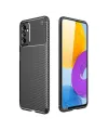 Samsung Galaxy M52 5g Kılıf Auto Focus Karbon Kapak - Siyah
