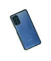 Samsung Galaxy M52 5g Kılıf Miami Şeffaf Silikon - Koyu Yeşil