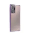 Samsung Galaxy Note 20 Ultra Kılıf Razer Lensli Silikon - Mor
