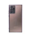 Samsung Galaxy Note 20 Ultra Kılıf Razer Lensli Silikon - Mor