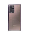 Samsung Galaxy Note 20 Ultra Kılıf Razer Lensli Silikon - Mor