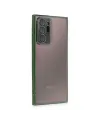 Samsung Galaxy Note 20 Ultra Kılıf Razer Lensli Silikon - Yeşil