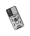 Samsung Galaxy S20 Fe Kılıf Pars Lens Yüzüklü Silikon - Gümüş