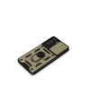 Samsung Galaxy S21 Fe Kılıf Pars Lens Yüzüklü Silikon - Gold