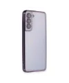 Samsung Galaxy S21 Fe Kılıf Razer Lensli Silikon - Mor