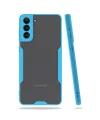 Samsung Galaxy S21 Plus Kılıf Platin Silikon - Mavi