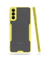 Samsung Galaxy S21 Plus Kılıf Platin Silikon - Sarı