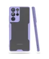 Samsung Galaxy S21 Ultra Kılıf Platin Silikon - Lila