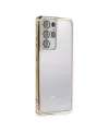 Samsung Galaxy S21 Ultra Kılıf Razer Lensli Silikon - Gold