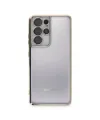 Samsung Galaxy S21 Ultra Kılıf Razer Lensli Silikon - Gold