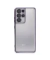 Samsung Galaxy S21 Ultra Kılıf Razer Lensli Silikon - Mor