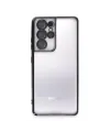 Samsung Galaxy S21 Ultra Kılıf Razer Lensli Silikon - Siyah