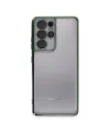 Samsung Galaxy S21 Ultra Kılıf Razer Lensli Silikon - Yeşil
