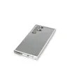 Samsung Galaxy S22 Ultra Kılıf Razer Lensli Silikon - Gümüş